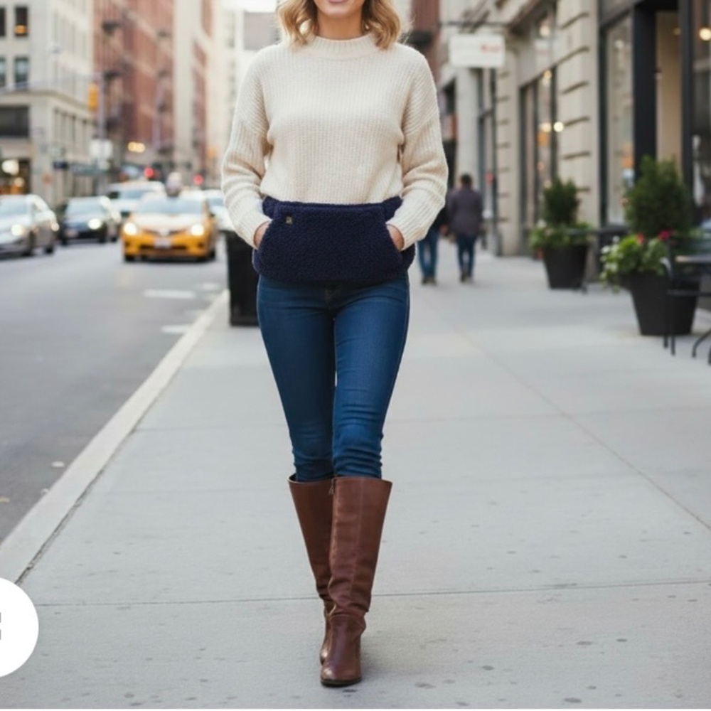 HELIOS HEATED WAISTBAND/HAND WARMER + POWER BANK in Navy - New